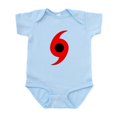 thumbnail image 1 of CafePress - Hurricane Symbol Infant Bodysuit - Baby Light Bodysuit, Size Newborn - 24 Months, 1 of 4