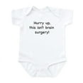 thumbnail image 1 of CafePress - Hurry Up, This Isn't Brain Su Infant Bodysuit - Baby Light Bodysuit, Size Newborn - 24 Months, 1 of 4