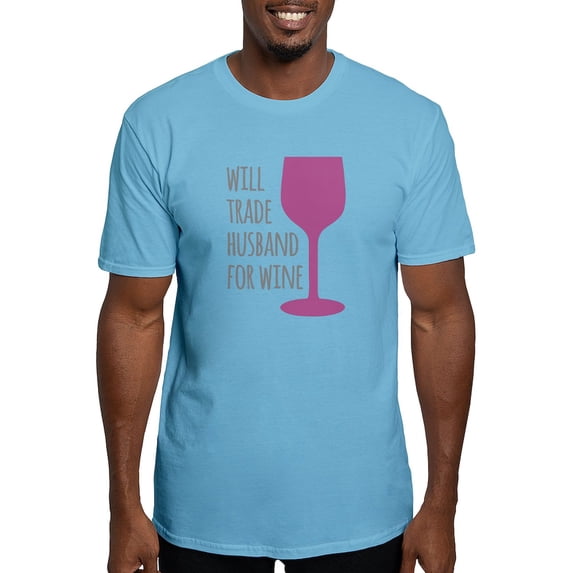 CafePress - Husband For Wine Fitted T Shirt - Fitted T-Shirt, Vintage Fit Soft Cotton Tee