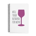 thumbnail image 1 of CafePress - Husband For Wine Journal - Spiral Bound Journal Notebook, Personal Diary Dot Grid, 1 of 6