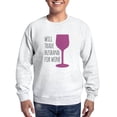 thumbnail image 1 of CafePress - Husband For Wine Sweatshirt - Crew Neck Sweatshirt, 1 of 4