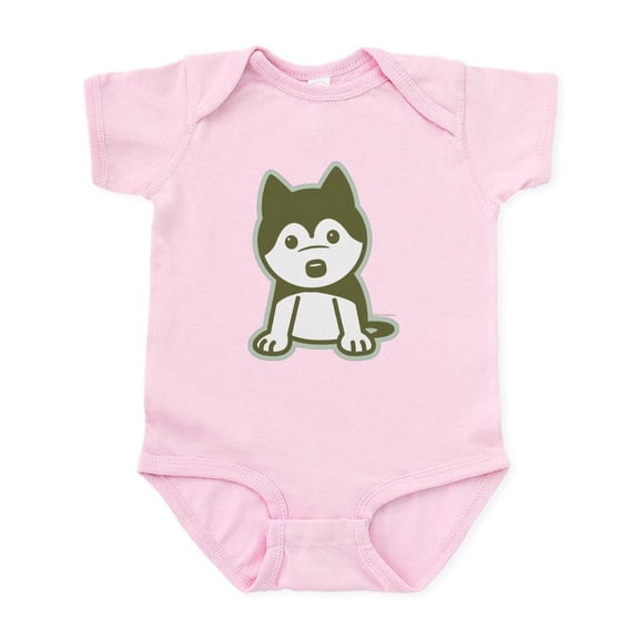 CafePress - Husky Puppy Infant Bodysuit - Baby Light Bodysuit, Size Newborn - 24 Months