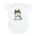 thumbnail image 1 of CafePress - Husky Puppy Infant Bodysuit - Baby Light Bodysuit, Size Newborn - 24 Months, 1 of 4