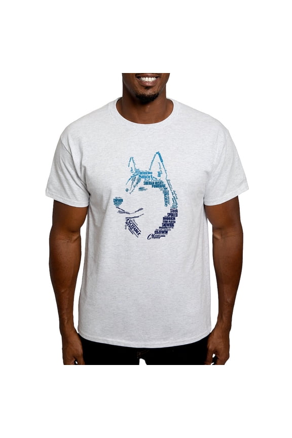 - Husky Words T Shirt - Men's Classic Graphic T-Shirt