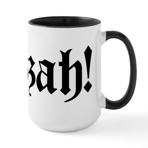 CafePress - Huzzah! Mugs - 15 oz Ceramic Large White Novelty Mug