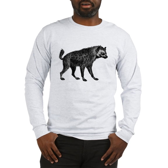 CafePress - Hyena Long Sleeve T Shirt - Unisex Cotton Long Sleeve T-Shirt