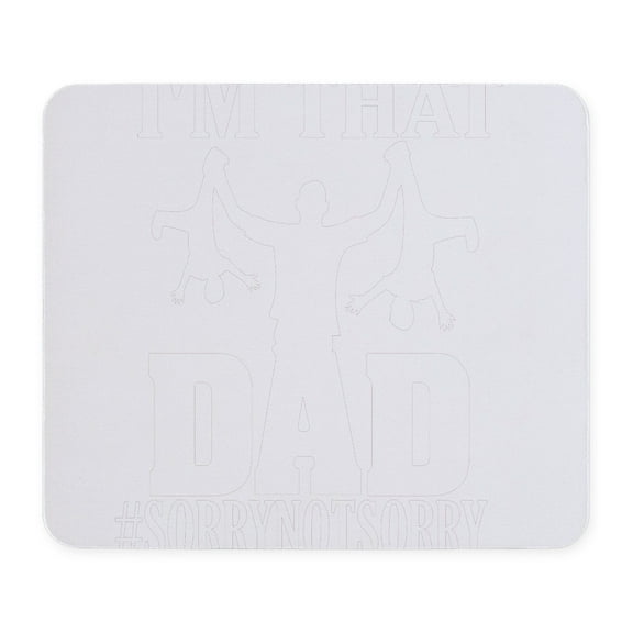 CafePress - I'M That Dad Sorry Not Sorry Fathers Mousepad - Non-slip Rubber Mousepad, Gaming Mouse Pad