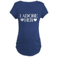 thumbnail image 1 of CafePress - I Adore Her Maternity Dark T Shirt - Maternity Dark T-Shirt, 1 of 3