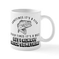 thumbnail image 1 of CafePress - I Always Catch Something - 11 oz Ceramic Mug - Novelty Coffee Tea Cup, 1 of 4