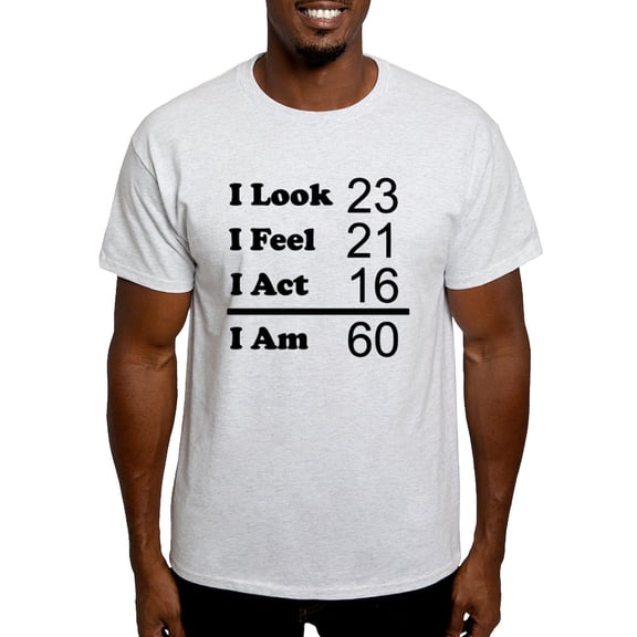 CafePress - I Am 60 T Shirt - Men's Classic Graphic T-Shirt