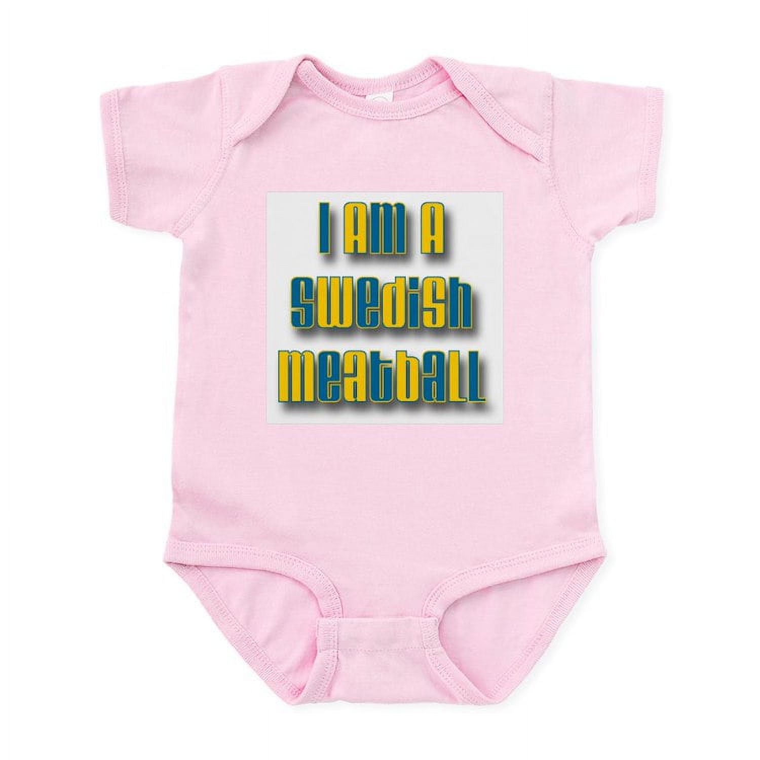 CafePress Made In America With Swedish Parts Baby Bodysuit - Cute Infant Romper Onesie