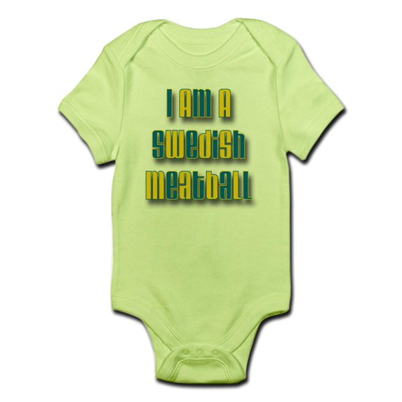 CafePress - I Am A Swedish Meatball Bodysuit - Baby Light Bodysuit
