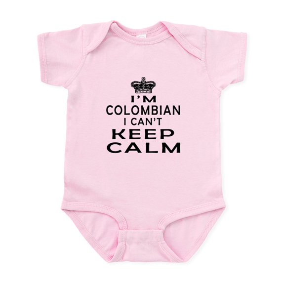 CafePress - I Am Colombian I Can Not Keep Calm Infant Bodysuit - Baby Light Bodysuit, Size Newborn - 24 Months