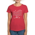 thumbnail image 1 of CafePress - I Am His Script Letters Women's Dark T Shirt - Women's Traditional Fit Dark T-Shirt, 1 of 4