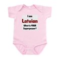 thumbnail image 1 of CafePress - I Am Latvian Baby Light Bodysuit - Baby Light Bodysuit, Size Newborn - 24 Months, 1 of 4