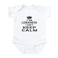 thumbnail image 1 of CafePress - I Am Lebanese I Can Not Keep Calm Infant Bodysuit - Baby Light Bodysuit, Size Newborn - 24 Months, 1 of 4