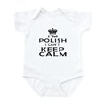 thumbnail image 1 of CafePress - I Am Polish I Can Not Keep Calm Infant Bodysuit - Baby Light Bodysuit, Size Newborn - 24 Months, 1 of 4