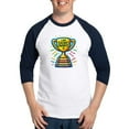 thumbnail image 1 of CafePress - I Am Teachers Favorite T Shirt - Cotton Baseball Jersey, 3/4 Raglan Sleeve Shirt, 1 of 4