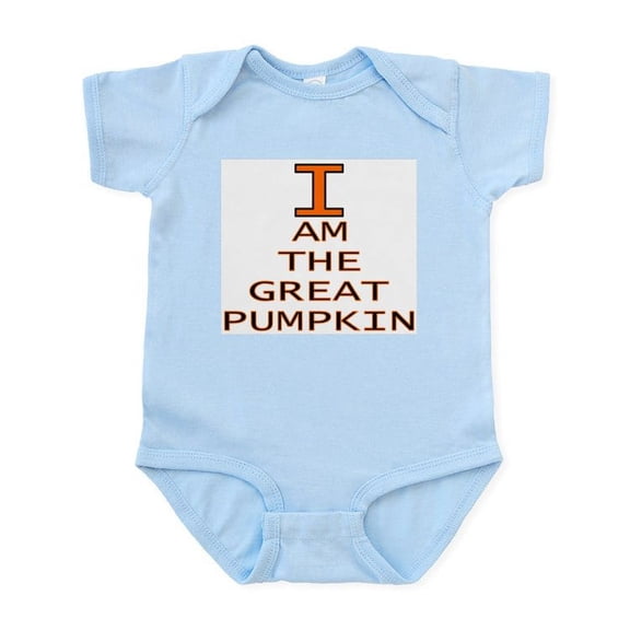 CafePress - I Am The Great Pumpkin Infant Creeper - Baby Light Bodysuit, Size Newborn - 24 Months