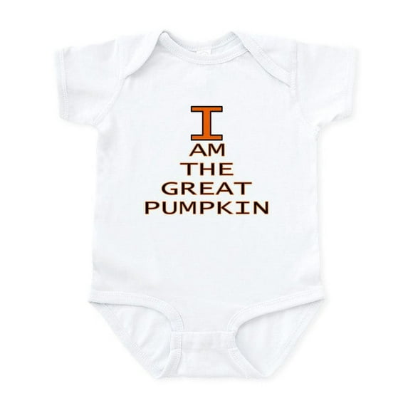 CafePress - I Am The Great Pumpkin Infant Creeper - Baby Light Bodysuit, Size Newborn - 24 Months