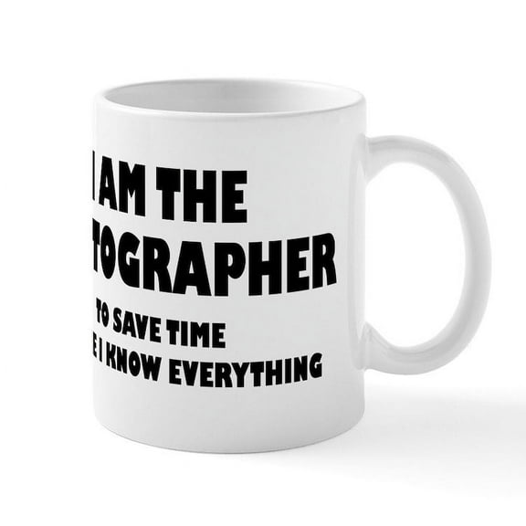 CafePress - I Am The Photographer Mug - 11 oz Ceramic Mug - Novelty Coffee Tea Cup