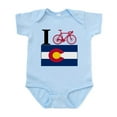 thumbnail image 1 of CafePress - I BIKE Colorado Infant Bodysuit - Baby Light Bodysuit, Size Newborn - 24 Months, 1 of 4