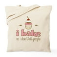 thumbnail image 1 of CafePress - I Bake So I Don't Kill People Tote Bag - Unisex Canvas Tote Bag, Beige, 1-Piece, 1 of 6