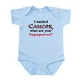 thumbnail image 1 of CafePress - I Battled Cancer Infant Bodysuit - Baby Light Bodysuit, Size Newborn - 24 Months, 1 of 4