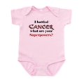 thumbnail image 1 of CafePress - I Battled Cancer Infant Bodysuit - Baby Light Bodysuit, Size Newborn - 24 Months, 1 of 4