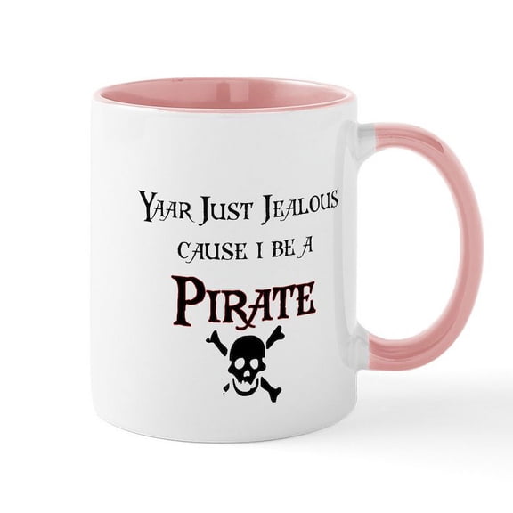 CafePress - I Be A Pirate Mug - 11 oz Ceramic Mug - Novelty Coffee Tea Cup