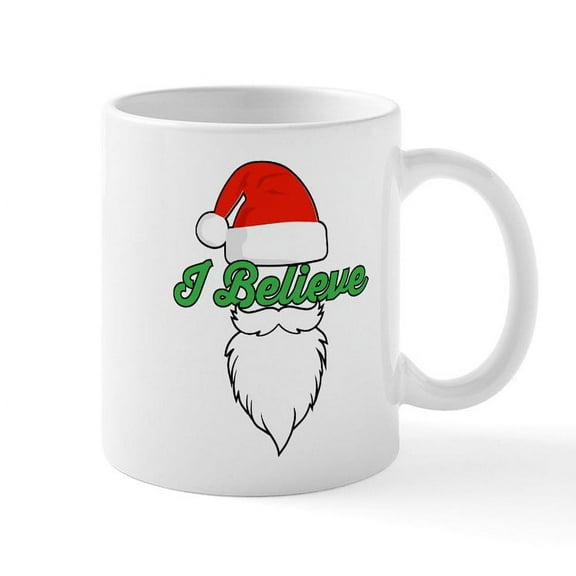CafePress - I Believe - 11 oz Ceramic Mug - Novelty Coffee Tea Cup