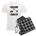 thumbnail image 1 of CafePress - I Believe I Can Fly Men's Light Pajamas - Men's Light Loose Fit Cotton Pajama Set, 1 of 7