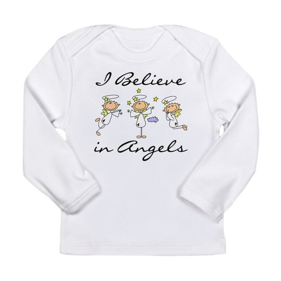 CafePress - I Believe In Angels Long Sleeve Infant T Shirt - Long Sleeve Infant T-Shirt