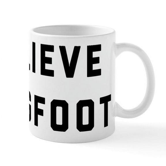 CafePress - I Believe In Bigfoot - 11 oz Ceramic Mug - Novelty Coffee Tea Cup