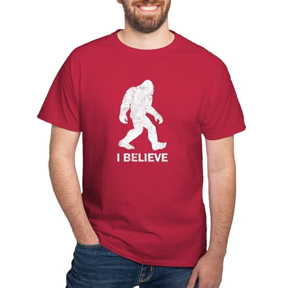 CafePress - I Believe In Bigfoot T Shirt - Men's Classic Graphic Cotton T-Shirt