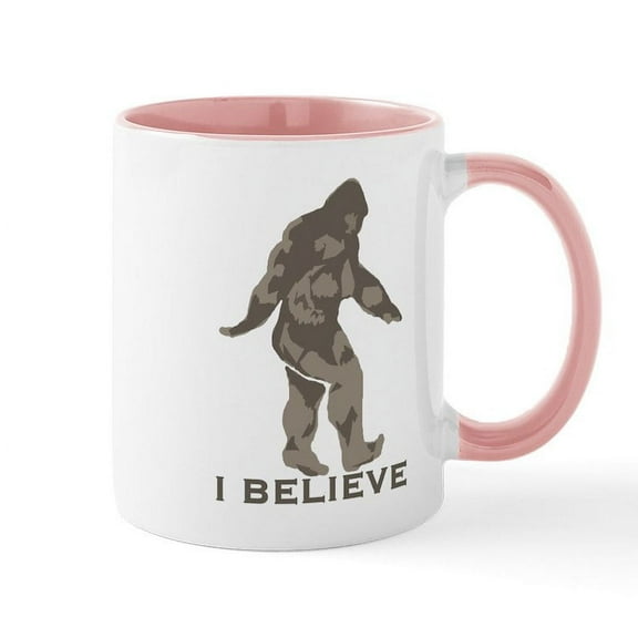 CafePress - I Believe In The Bigfoot Mug - 11 oz Ceramic Mug - Novelty Coffee Tea Cup