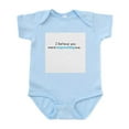 thumbnail image 1 of CafePress - I Believe You Were Expecting Me Body Suit - Baby Light Bodysuit, Size Newborn - 24 Months, 1 of 4