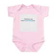 thumbnail image 1 of CafePress - I Believe You Were Expecting Me Body Suit - Baby Light Bodysuit, Size Newborn - 24 Months, 1 of 4