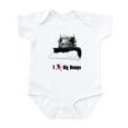 thumbnail image 1 of CafePress - I ? Big Dumps Infant Bodysuit - Baby Light Bodysuit, Size Newborn - 24 Months, 1 of 4