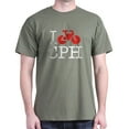 thumbnail image 1 of CafePress - I Bike Copenhagen Multi Colored T Shirt - Men's Classic Graphic Cotton T-Shirt, 1 of 4