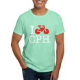 thumbnail image 1 of CafePress - I Bike Copenhagen Multi Colored T Shirt - Men's Classic Graphic Cotton T-Shirt, 1 of 4