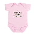 thumbnail image 1 of CafePress - I Brake For Turtles Infant Bodysuit - Baby Light Bodysuit, Size Newborn - 24 Months, 1 of 4