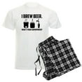 thumbnail image 1 of CafePress - I Brew Beer. What's Your Superpower? Pajamas - Men's Light Loose Fit Cotton Pajama Set, 1 of 7