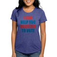 thumbnail image 1 of CafePress - I CAN HELP YOU REGISTER TO VOTE VOLUNTEER VOTER T - Womens Tri-blend T-Shirt, 1 of 4