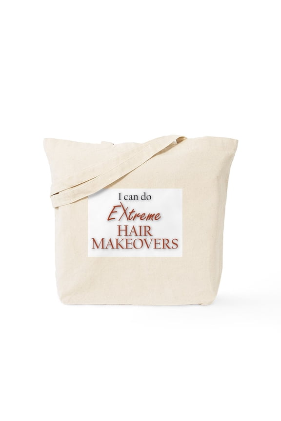 - I Can Do Extreme Hair Makeovers Tote Bag - Unisex Canvas Tote Bag, Beige, 1-Piece
