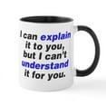 thumbnail image 1 of CafePress - I Can Explain It To You Mug - 11 oz Ceramic Mug - Novelty Coffee Tea Cup, 1 of 4
