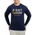 thumbnail image 1 of CafePress - I Can Fight Cancer Dark Long Sleeve T Shirt - Long Sleeve Dark T-Shirt, 1 of 4