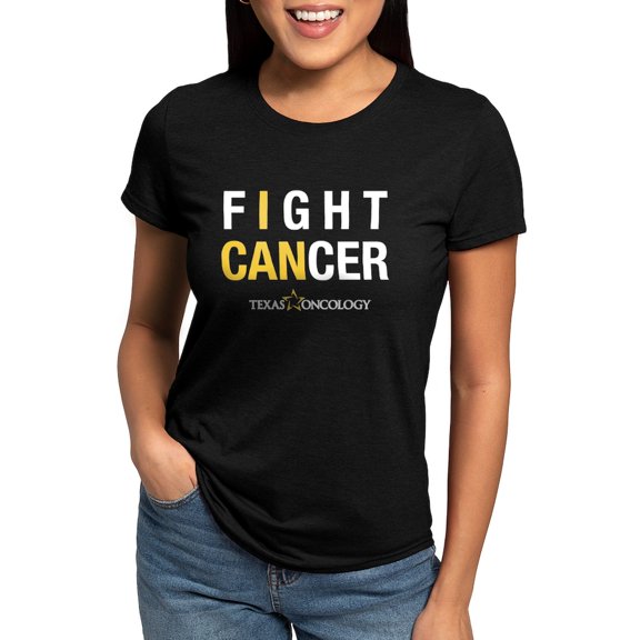 CafePress - I Can Fight Cancer T Shirt - Womens Tri-blend T-Shirt