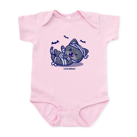 CafePress - I Can Has Halloween? Body Suit - Baby Light Bodysuit, Size Newborn - 24 Months