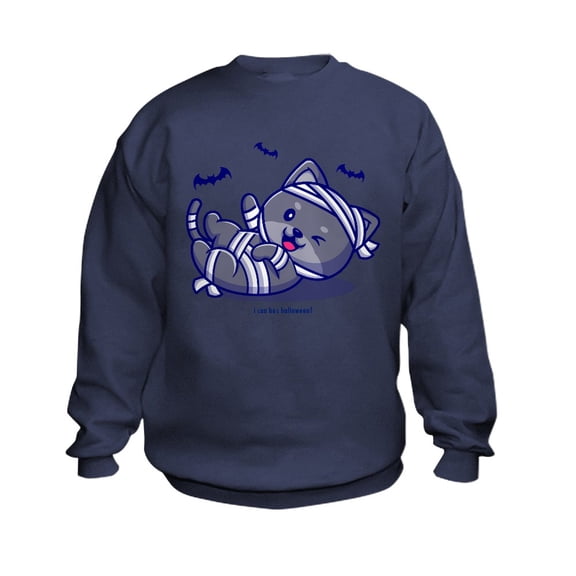 CafePress - I Can Has Halloween? - Kids Sweatshirt, Youth Crew Neck Sweatshirt